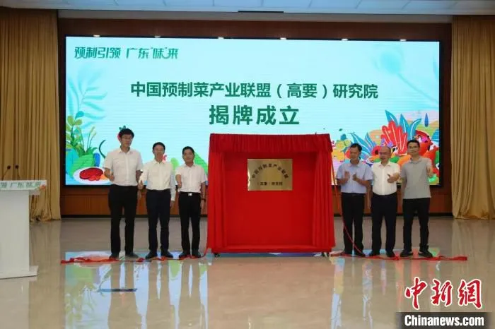 中国预制菜产业联盟(高要)研究院揭牌仪式 李俊豪 摄