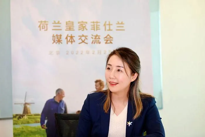 菲仕兰中国区总裁陈戈分享业绩亮点(企业供图)