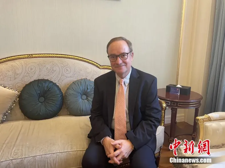 MCM控股集团创始人、首席执行官孟德士(Manuel C. Menendez)。中新社记者 庞无忌 摄