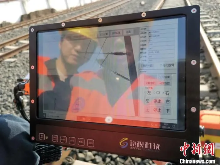 便携式接触网悬挂状态检测监测装置 贵阳供电段供图