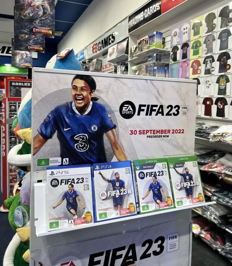 29歲射手姬亞早已蜚聲國際，去年登上知名足球遊戲《FIFA23》的封面。網上圖片