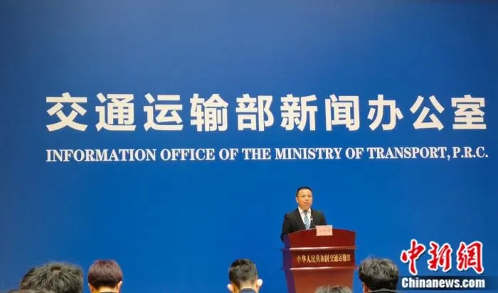 交通运输部新闻发言人孙文剑。中新网记者 张旭 摄