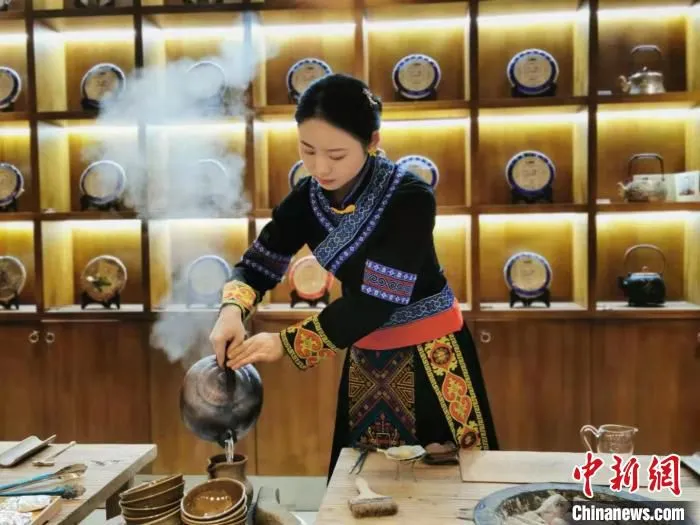 云南烤茶。　受访者供图