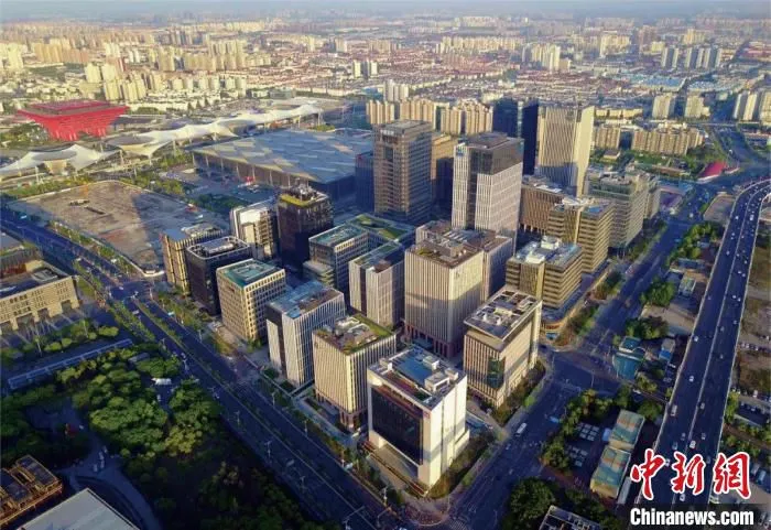 图为世博地区B片区。　浦东新区官方供图