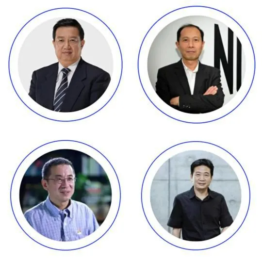 余丁(左上)、丁刚毅(左下)、侯瀚如(右上)、张子康(右下) 中央美术学院供图