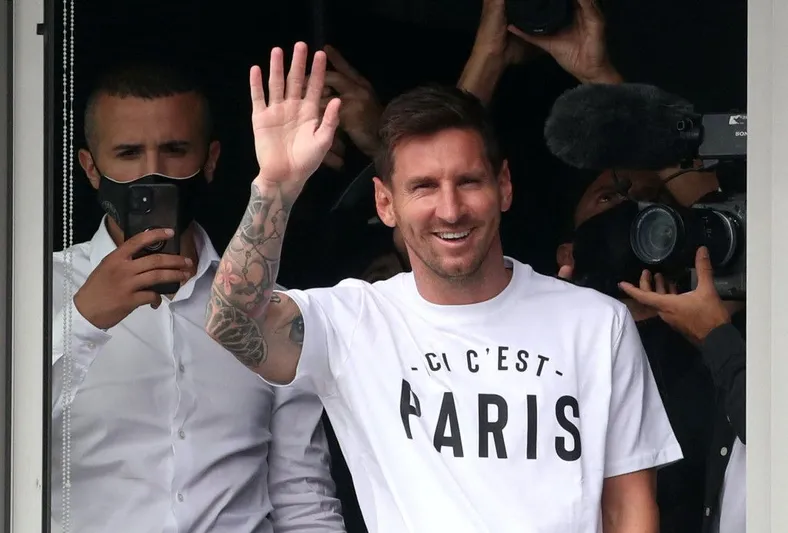美斯兩季前免費加盟PSG。REUTERS