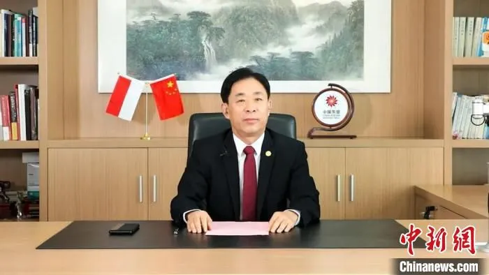 图为中国东信董事长、总裁鲁东亮致辞 中国东信供图