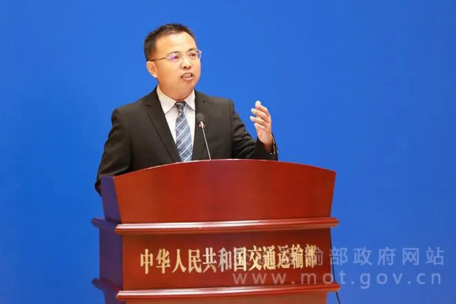交通运输部新闻发言人孙文剑。交通运输部供图