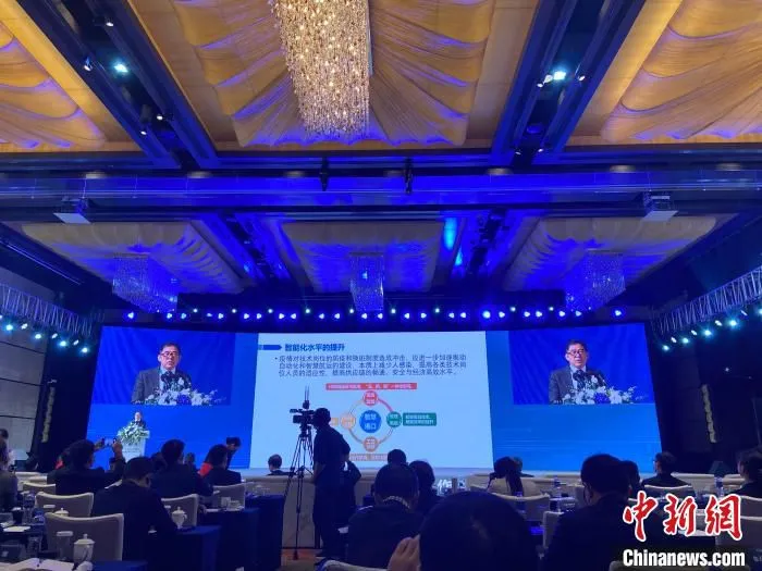 第六届海丝港口国际合作论坛演讲环节。　黄慧 摄