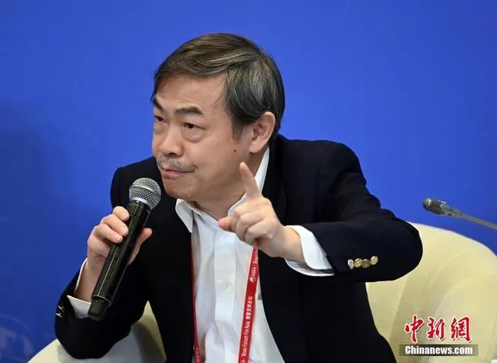 4月21日，博鳌亚洲论坛2021年年会“企业社会价值”分论坛在海南省博鳌举行，远大集团董事长张跃出席并参与讨论。 中新社记者 侯宇 摄