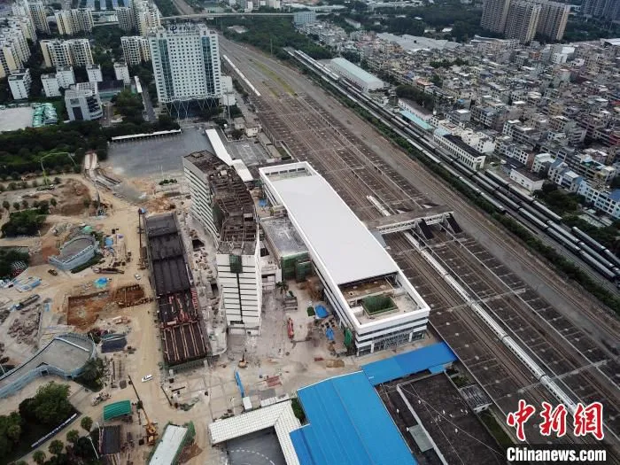 北海站站改项目完成主体施工。　蒋雪林 摄