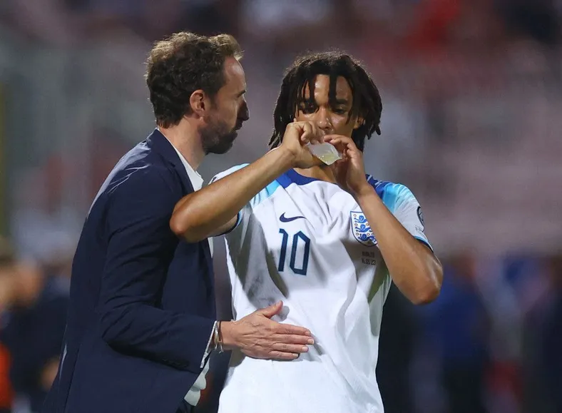 英格蘭大勝4:0。Reuters