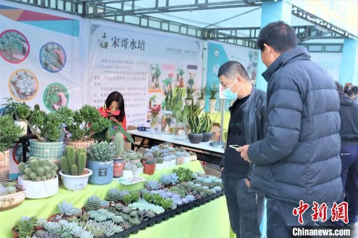 图为展销会一角。　吴允杰 摄