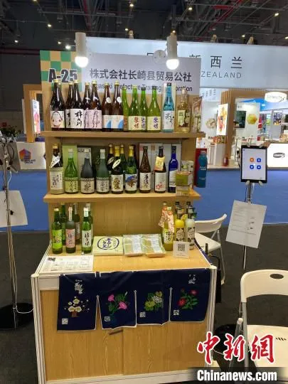 Jetro展区的日本企业云出展展台 孙冉 摄