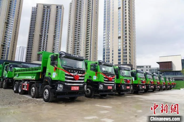 图为福州地铁2号线东延线工程开工仪式现场。　福州地铁供图