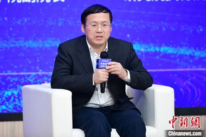 清华大学经济管理学院副院长李纪珍。 中新社记者 田雨昊 摄