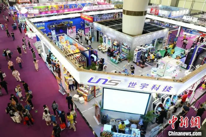 博览会现场。　程景伟 摄