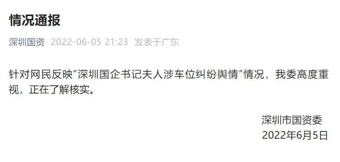 截图自深圳国资