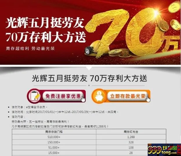 5月来E世博存款就有机会拿劳模奖金