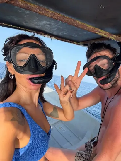 'WE ARE SO LUCKY' Andy Carroll soaks up sun on luxury Zanzibar holiday with girlfriend Lou Teasdale &amp; shares sweet ‘I love you’ message
