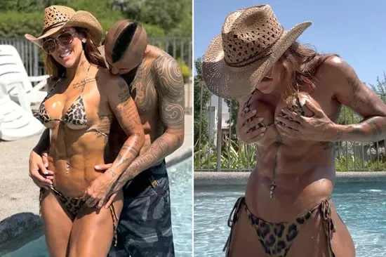 Former Barcelona Star Arturo Vidal and Partner Showcase Poolside Romance