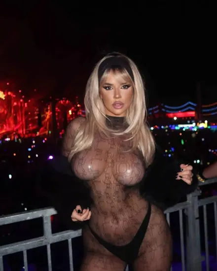 World Cup’s sexiest fan now DJ in the desert as camels don’t know where to look