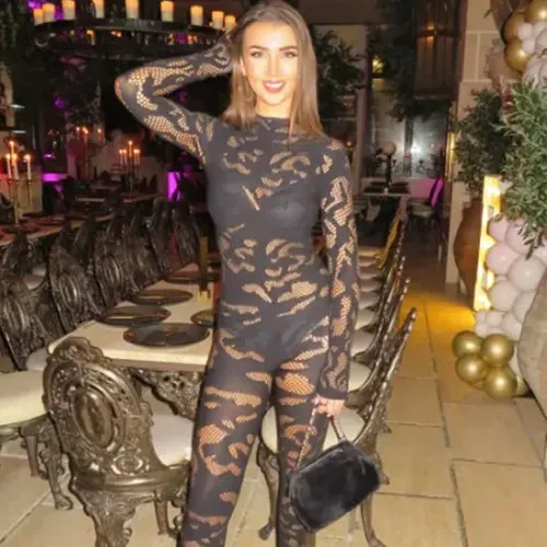 Sky Sports Presenter Kate Tracey Stuns in Sheer Outfit