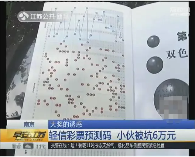 小伙轻信彩票预测被骗6万 对方称是彩票内部人员