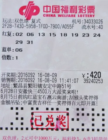 中奖彩票
