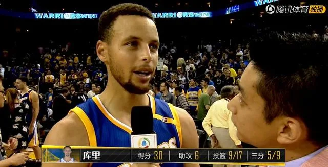 专访库里：NBA之中无弱旅 明夏中国行会来腾讯&nbsp;&nbsp;