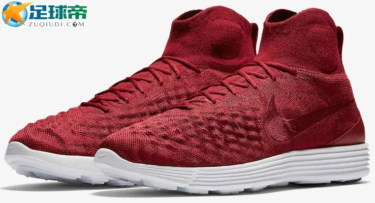 暗红色Lunar Magista II Flyknit运动鞋