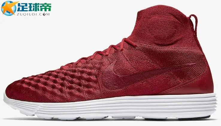 暗红色Lunar Magista II Flyknit运动鞋