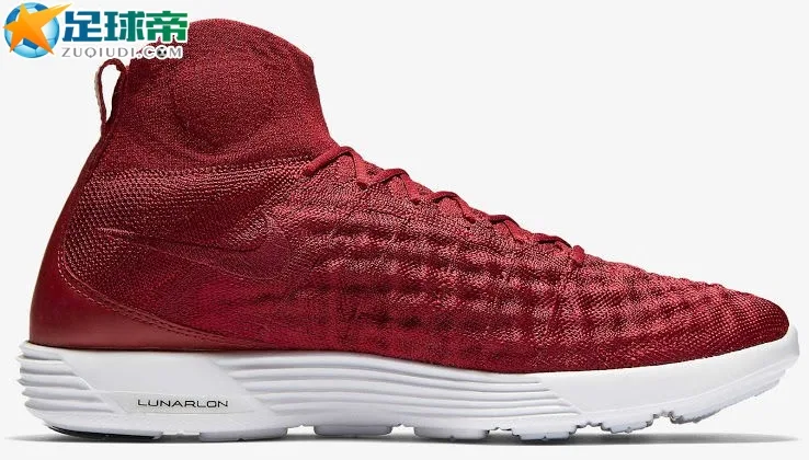 暗红色Lunar Magista II Flyknit运动鞋