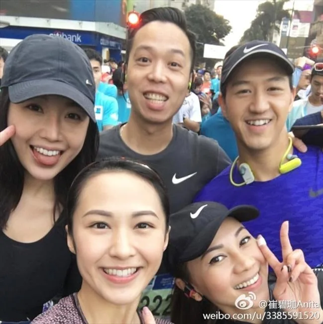 香港女星崔碧珈挑战马拉松 身材极致傲人上围吸睛