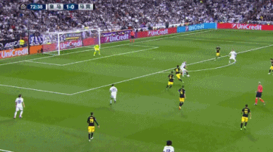 欧冠-皇马主场3-0大胜马竞 C罗上演帽子戏法
