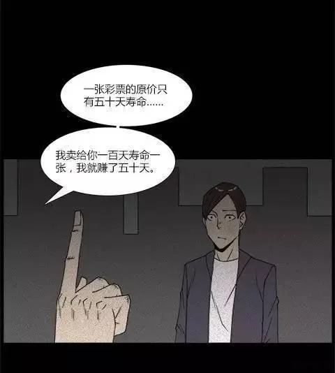 [恐怖漫画]人生彩票 讲述一张恐怖彩票的故事