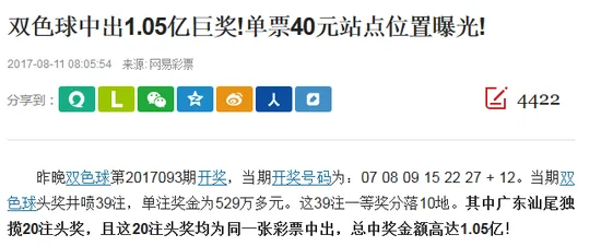 开奖前8小时成功预言1.05亿巨奖!因为号码有规律