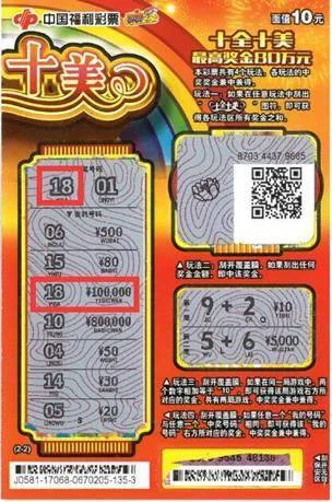 彩民豪气买入百张彩票 忽然发现中10万银奖