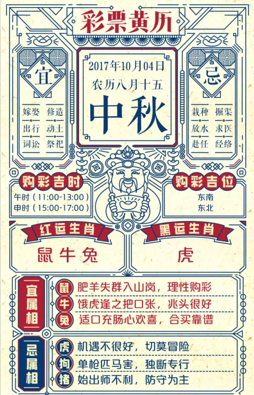 中秋话团圆 生肖鼠牛兔准备好今天中500万吗?
