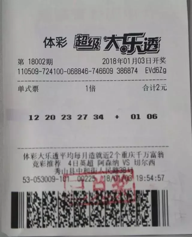 648万中奖彩票险被洗坏 中奖20天后才发现(图)