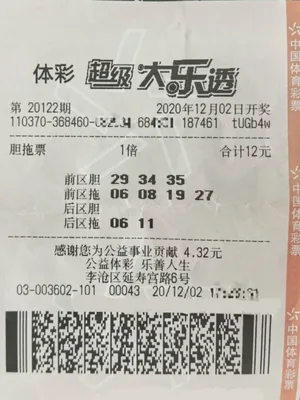 中奖彩票