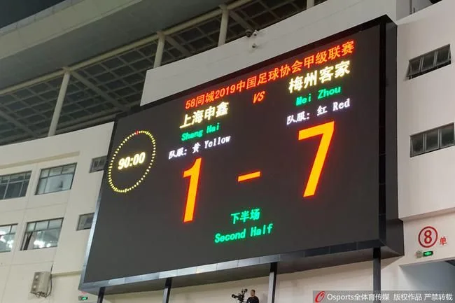 申鑫主场惨败