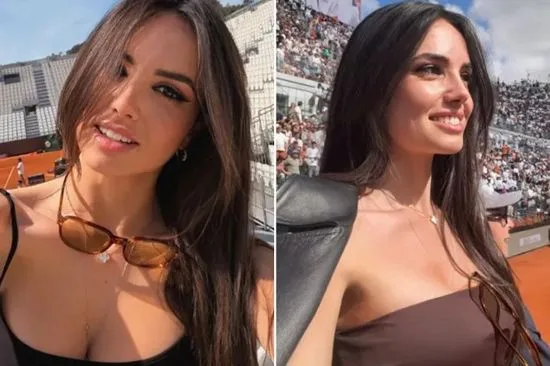 DAZN 明星 Giusi Meloni 在意大利网球公开赛上让足球换成网球,令粉丝们惊叹