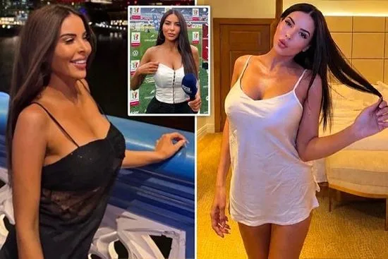 体育主持人Marialuisa Jacobelli穿着华丽的丝绸连衣裙惊艳粉丝
