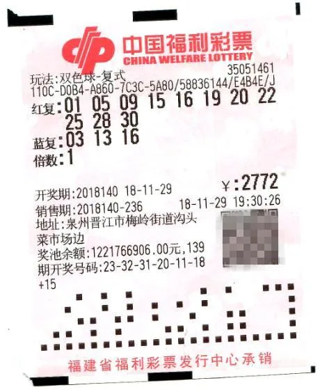 临时改号错失千万巨奖！泉州合买团中双色球97万大奖