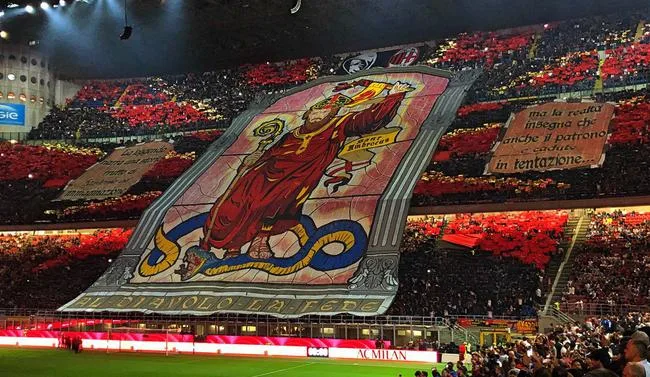 AC米兰球迷Tifo