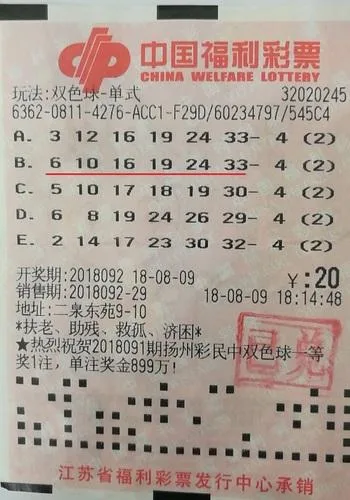 无锡彩民巧用“顺眼号”中双色球大奖53万 中奖彩票曝光
