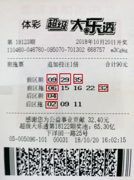 中奖彩票