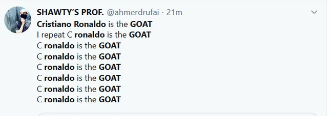 C罗=goat