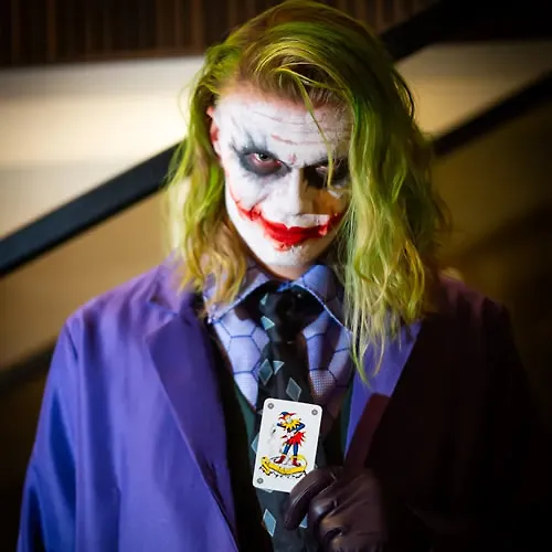 HA HAALAND Erling Haaland goes undercover as the Joker on streets of Manchester to scare fans for Halloween… and buy nappies